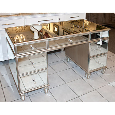 Mirrored Vanity Table - Desk 50"x30"H