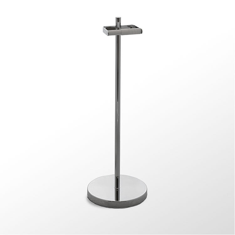 Free Standing Chrome Toilet Paper Holder - MBA8035-CH