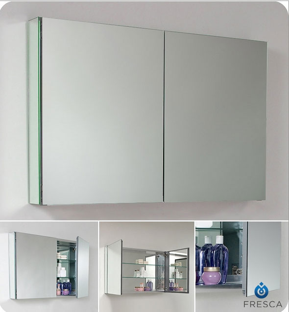 Jute 40", Mirrored Medicine Cabinet - TGMC518000