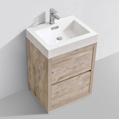 24" Demy Nature Wood Modern Bathroom Vanity
