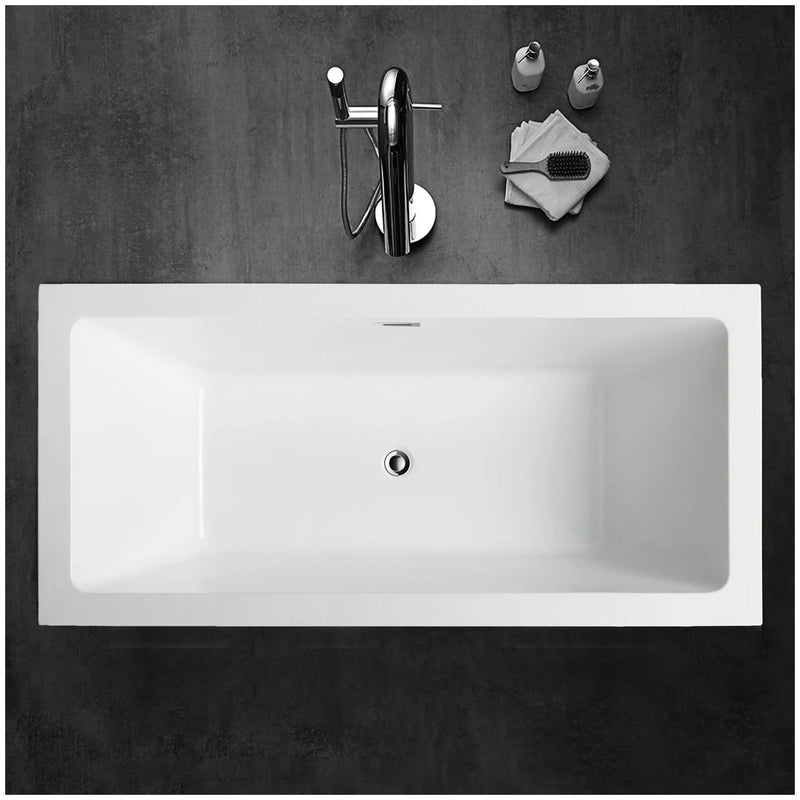 59" Aberdale Free Standing Bathtub with Adjustable Leveling Feet