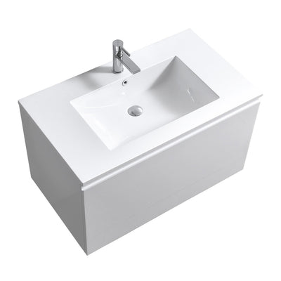 Capri 36", Wall Mounted Bathroom Vanity - CA8836