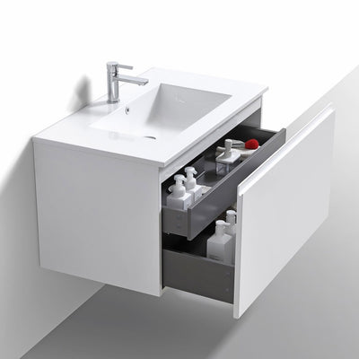 Capri 36", Wall Mounted Bathroom Vanity - CA8836