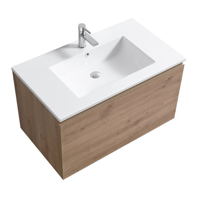 Capri 36", Wall Mounted Bathroom Vanity - CA8836