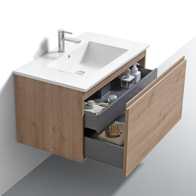 Capri 36", Wall Mounted Bathroom Vanity - CA8836