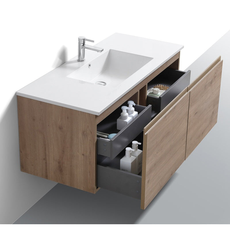 Capri 48", Wall Mounted Bathroom Vanity - CA8848S