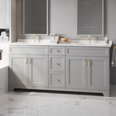 Jayden 72", Double Sink Premium Collection Bathroom Vanity - JD8072D