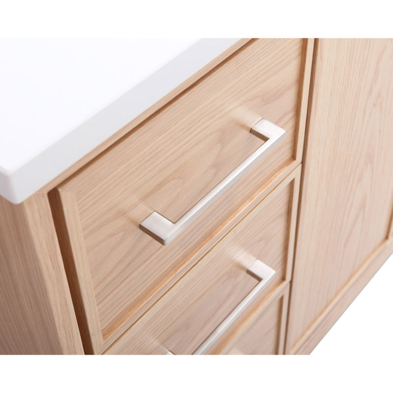 London 48", Distressed Light Oak Premium Collection Bathroom Vanity - LD3048