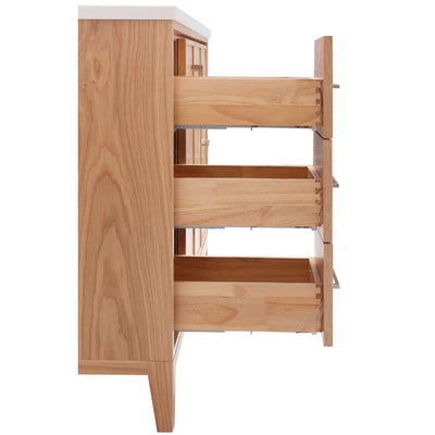 London 48", Distressed Light Oak Premium Collection Bathroom Vanity - LD3048