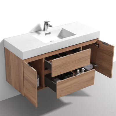 Drake 48", Wall Mount Bathroom Vanity - TGW7498