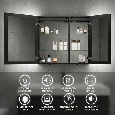 Novo 26", LED Mirrored Medicine Cabinet - VAMC9357126