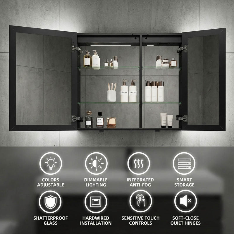 Novo 26", LED Mirrored Medicine Cabinet - VAMC9357126