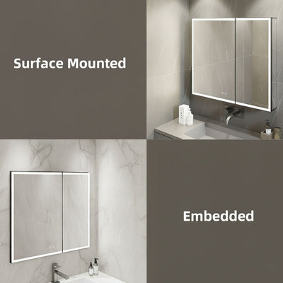 Novo 26", LED Mirrored Medicine Cabinet - VAMC9357126