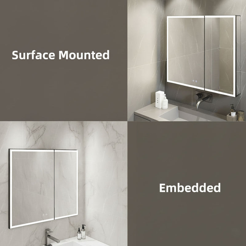 Novo 26", LED Mirrored Medicine Cabinet - VAMC9357126