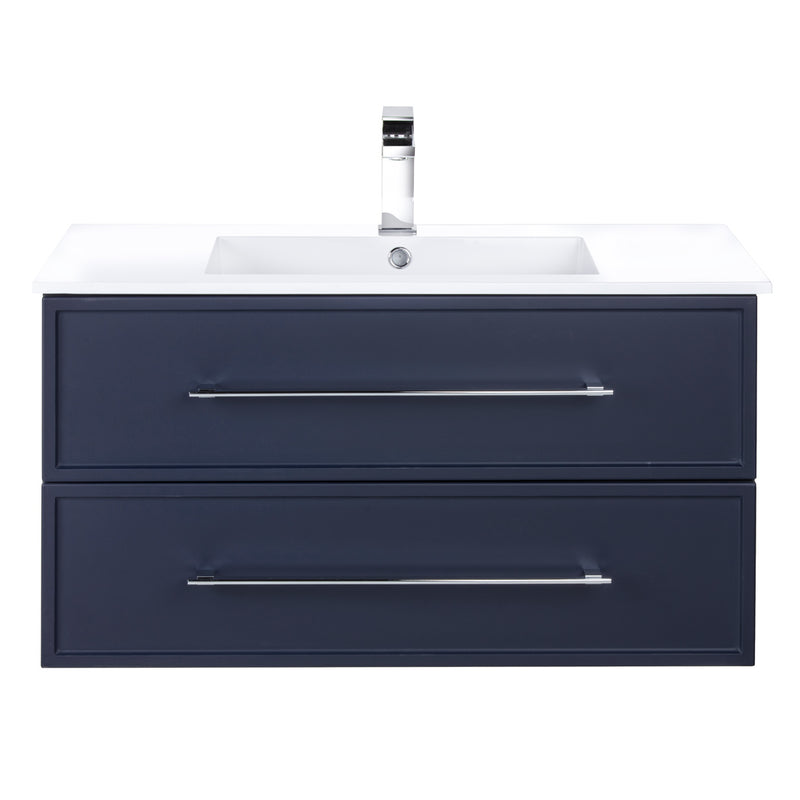 Viana 36", Wall Mounted Bathroom Vanity - VF1736