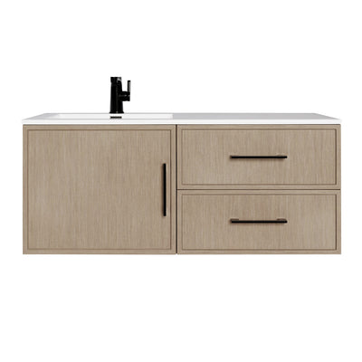 42" Wall mounted bathroom vanity