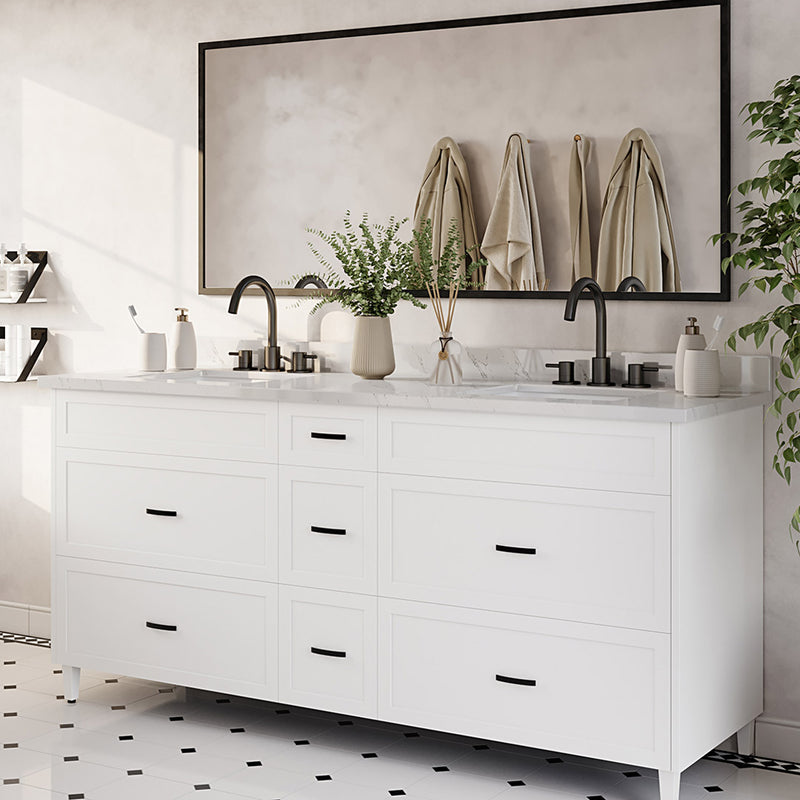 Winston 72", Premium Collection Double Sink Bathroom Vanity WT9872D