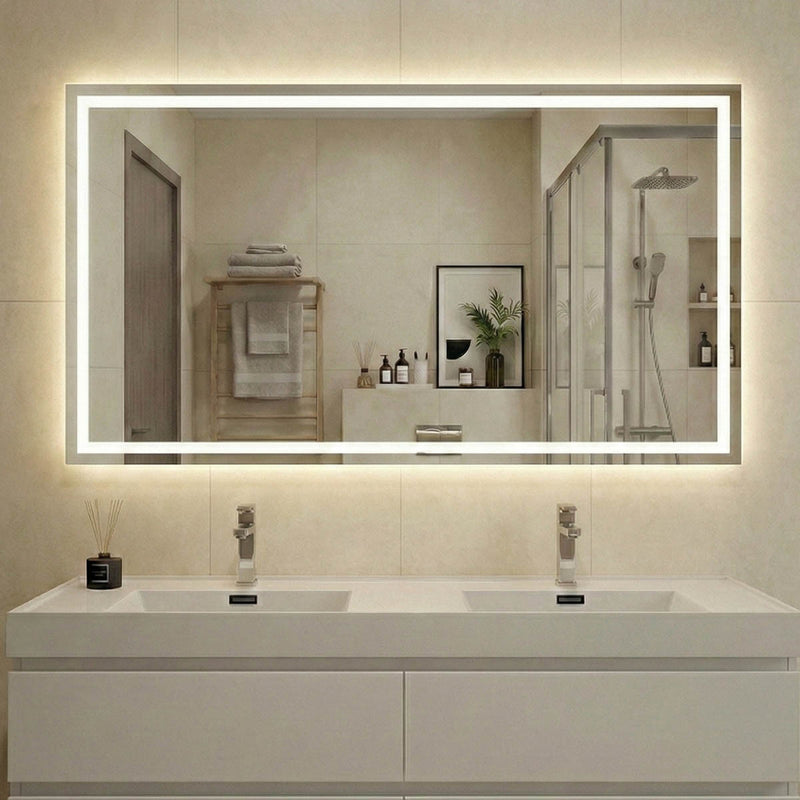 Oxley 70" LED Bathroom Mirror with Anti-Fog, 70"x31.5"H - XYLED70