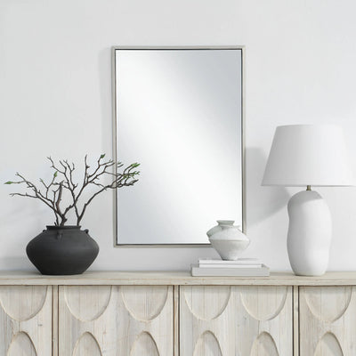 Porscha 24"x36", Rectangular Chrome  Mirror - TM529684