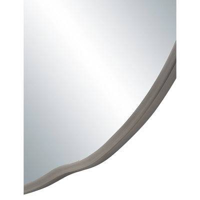 Cero 30", Round Brushed Nickel Mirror  - TM821735