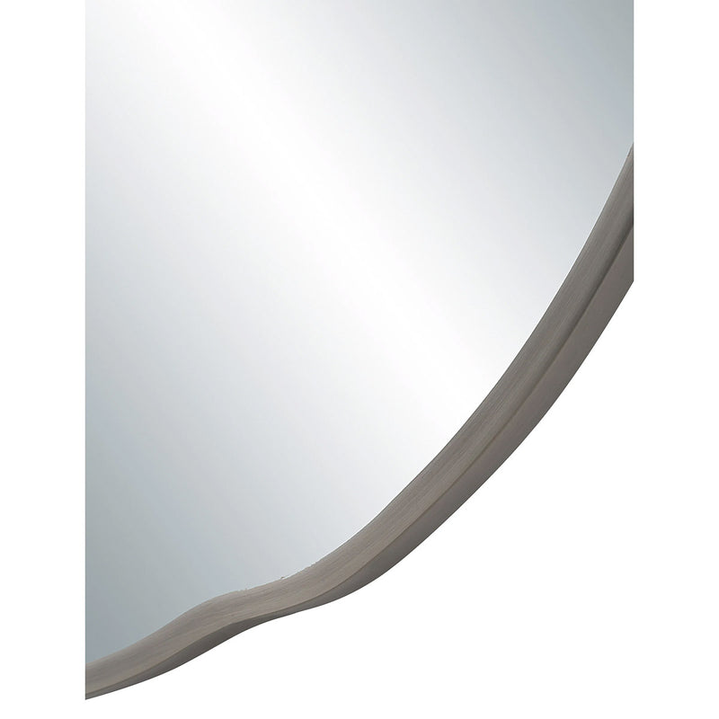 Cero 30", Round Brushed Nickel Mirror  - TM821735