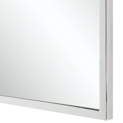 Ceiba 24"x36"H, Chrome Arch Mirror- TM924693