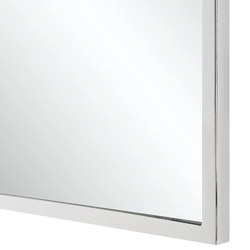 Ceiba 24"x36"H, Chrome Arch Mirror- TM924693
