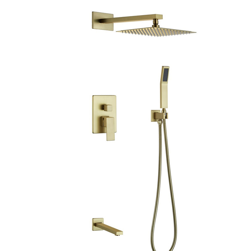 Shower Set, Brushed Gold - SH2001-BG