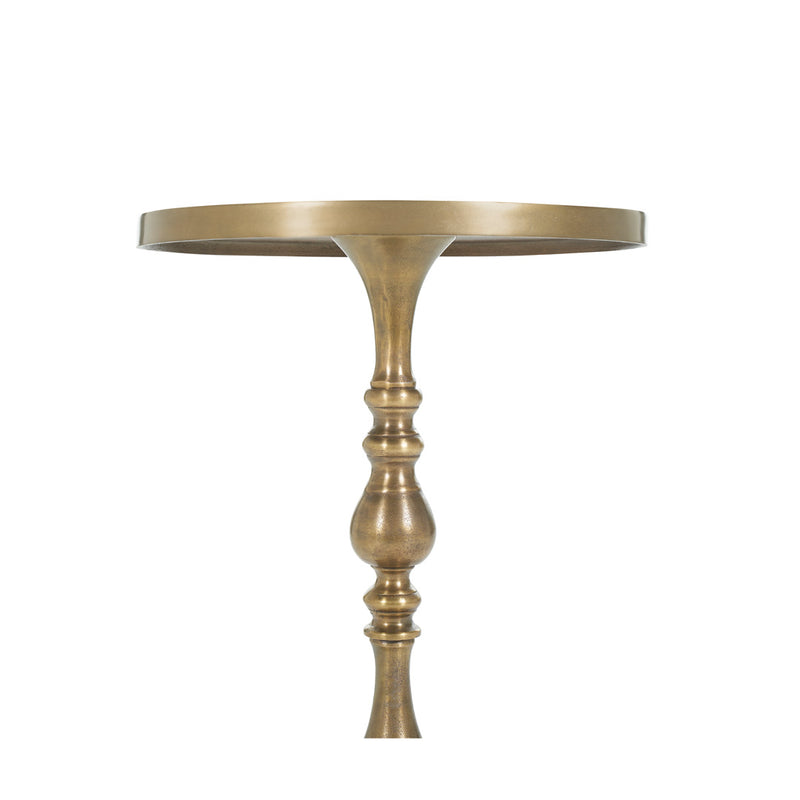 Vera Brass Side Table 17"x22"H - TA10233