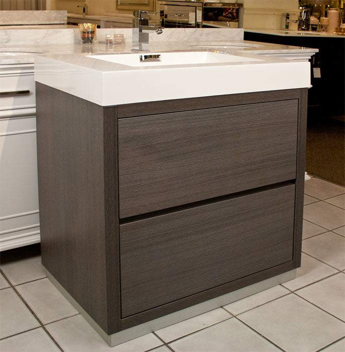 36" Demy Grey Oak Bathroom Vanity