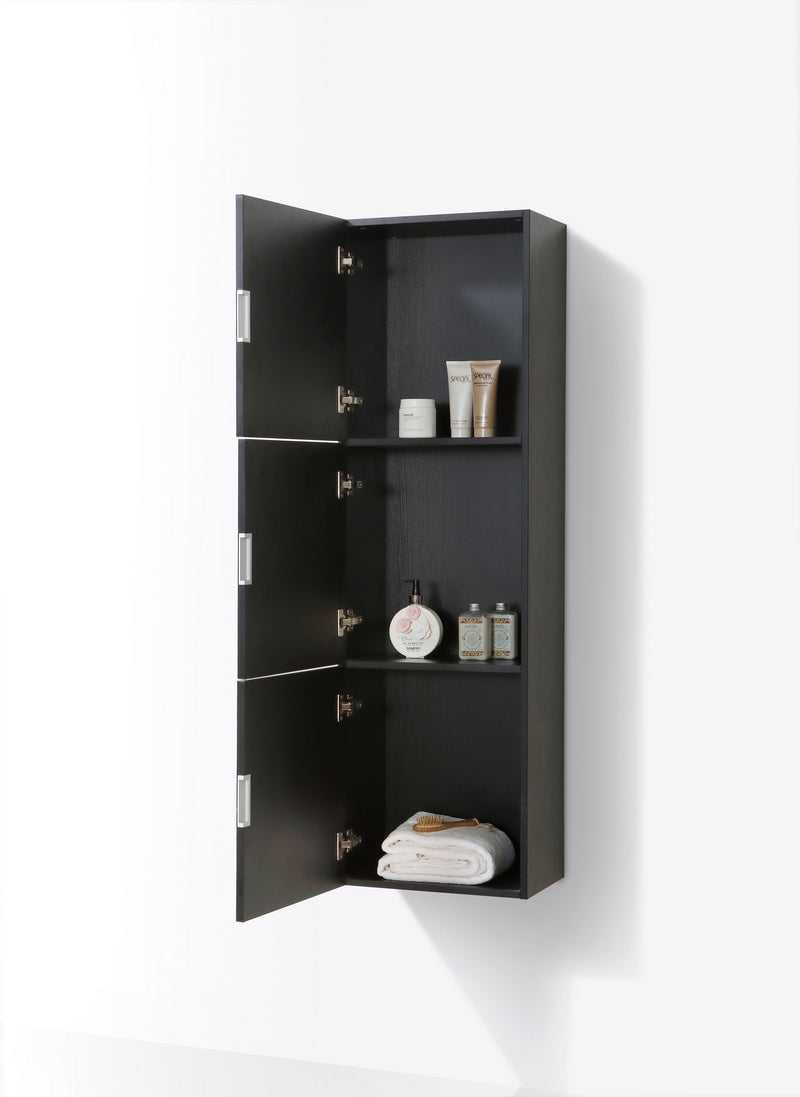 Alto, 17.50" x 59"H Black  Linen Cabinet - TGSC9579-BK