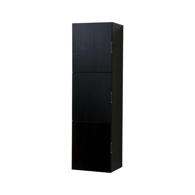 Alto bathroom Linen Side Cabinet in Black