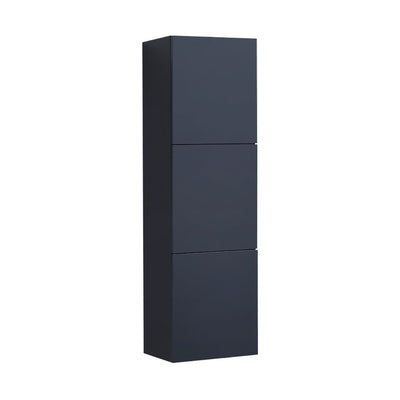 Alto bathroom Linen Side Cabinet in Midnight Blue