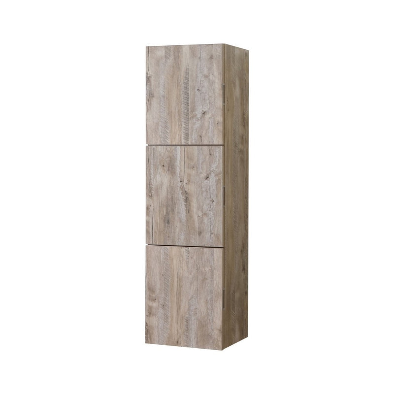 Alto bathroom Linen Side Cabinet in Nature Wood