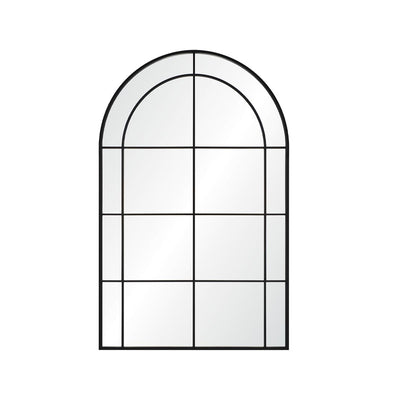 Avery 40" x 62", Matte Black Arch Mirror - TM823546