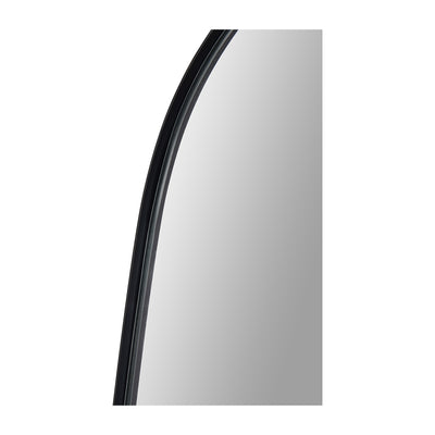 Gena 24"x36", High Quality Matte Black Steel Metal Frame Mirror -TM826449