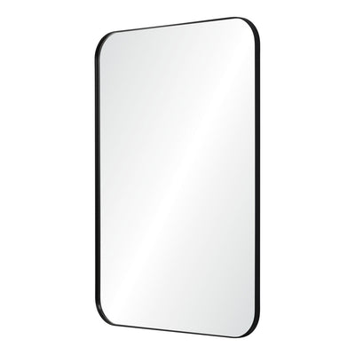 Glen 24"x36", High Quality Metal Matte Black Mirror - TM827533