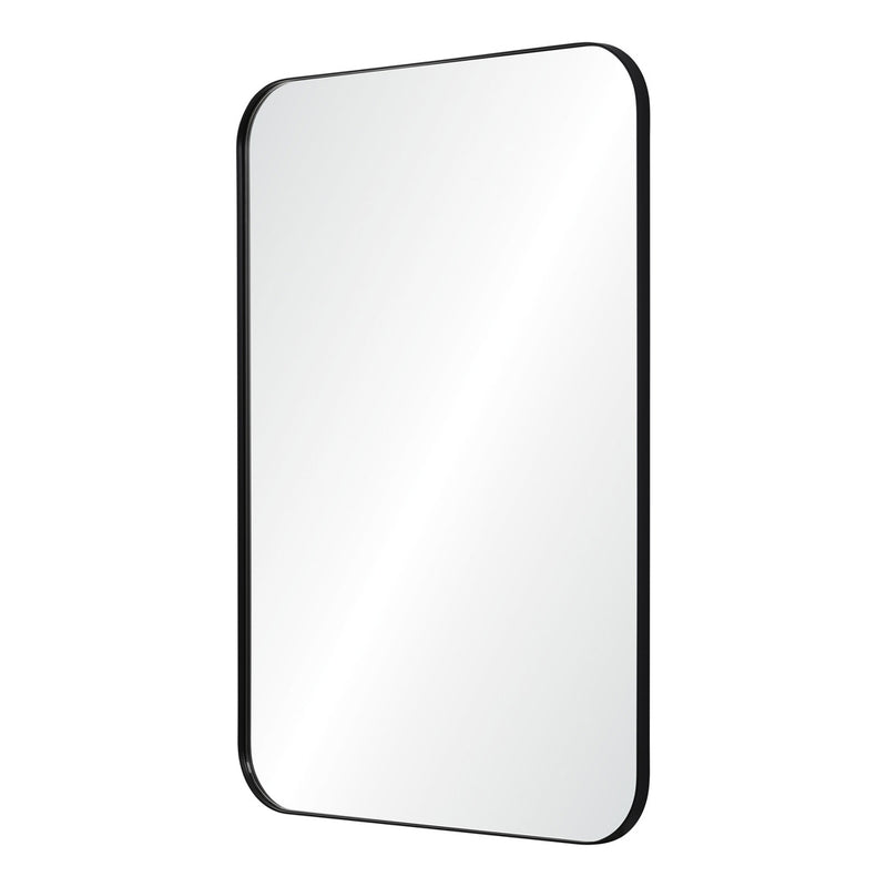 Glen 24"x36", High Quality Metal Matte Black Mirror - TM827533