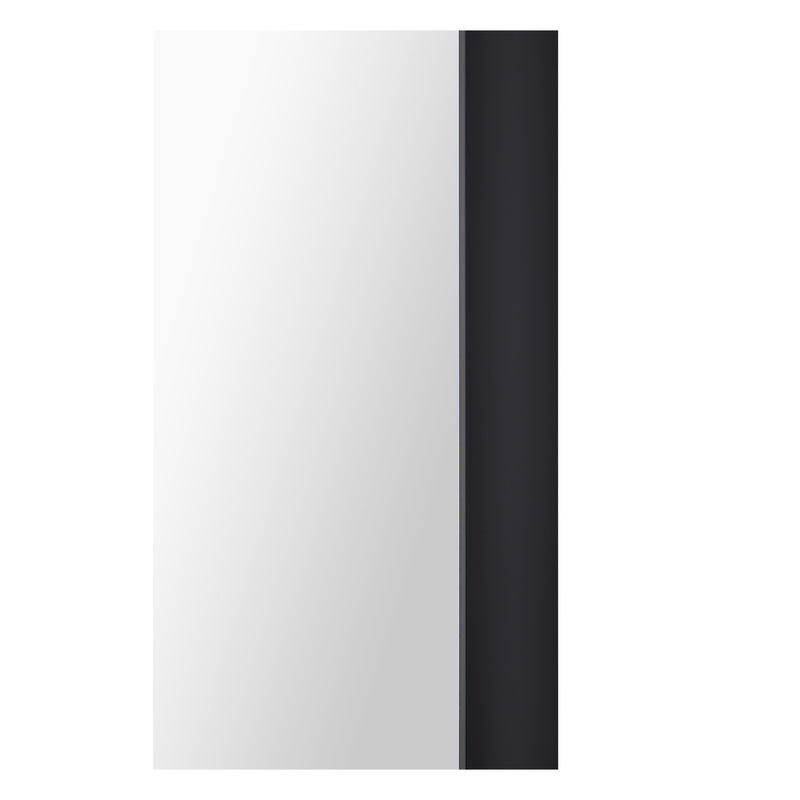 Glen 24"x36", High Quality Metal Matte Black Mirror - TM827533