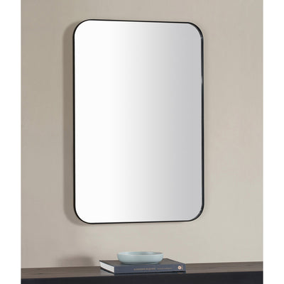 Glen 24"x36", High Quality Metal Matte Black Mirror - TM827533