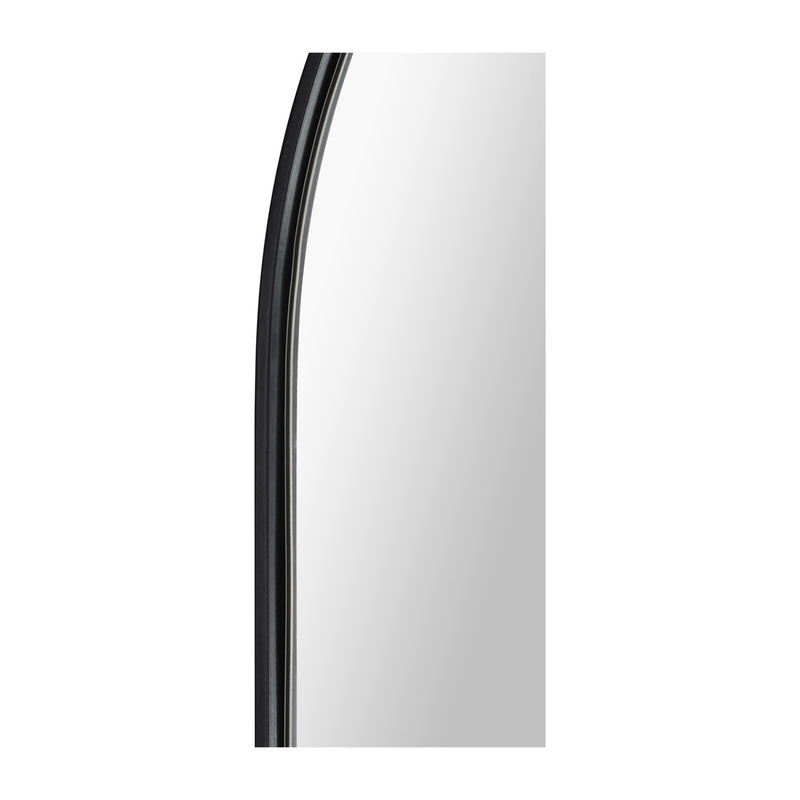 Oscar 24"x60"H, Full Length Matte Black Mirror - TM923510
