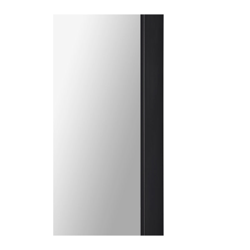 Oscar 24"x60"H, Full Length Matte Black Mirror - TM923510