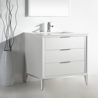 36" Ariana White Bathroom Vanity