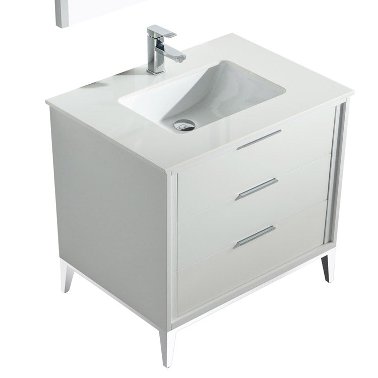 36" Ariana White Bathroom Vanity