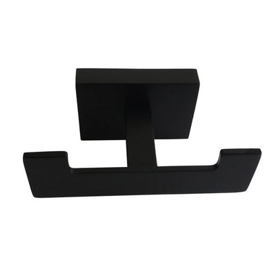  Double Robe Hook - Matte Black