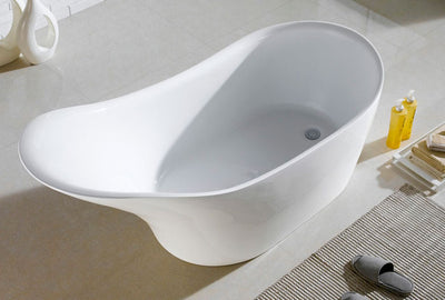 67" Lenola Free Standing Bathtub with Adjustable Leveling Feet