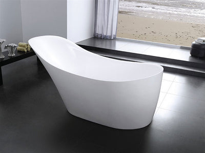 67" Lenola Free Standing Bathtub with Adjustable Leveling Feet