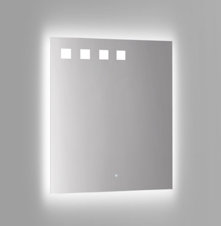 30" Deco LED Bathroom Rectangular Mirror