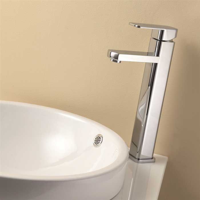 Single Lever Vanity Vessel Faucet 6"x12.25"H 