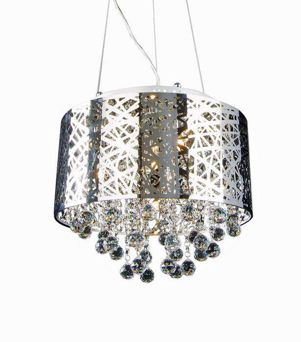 Chrome Chandelier 16"x59"H